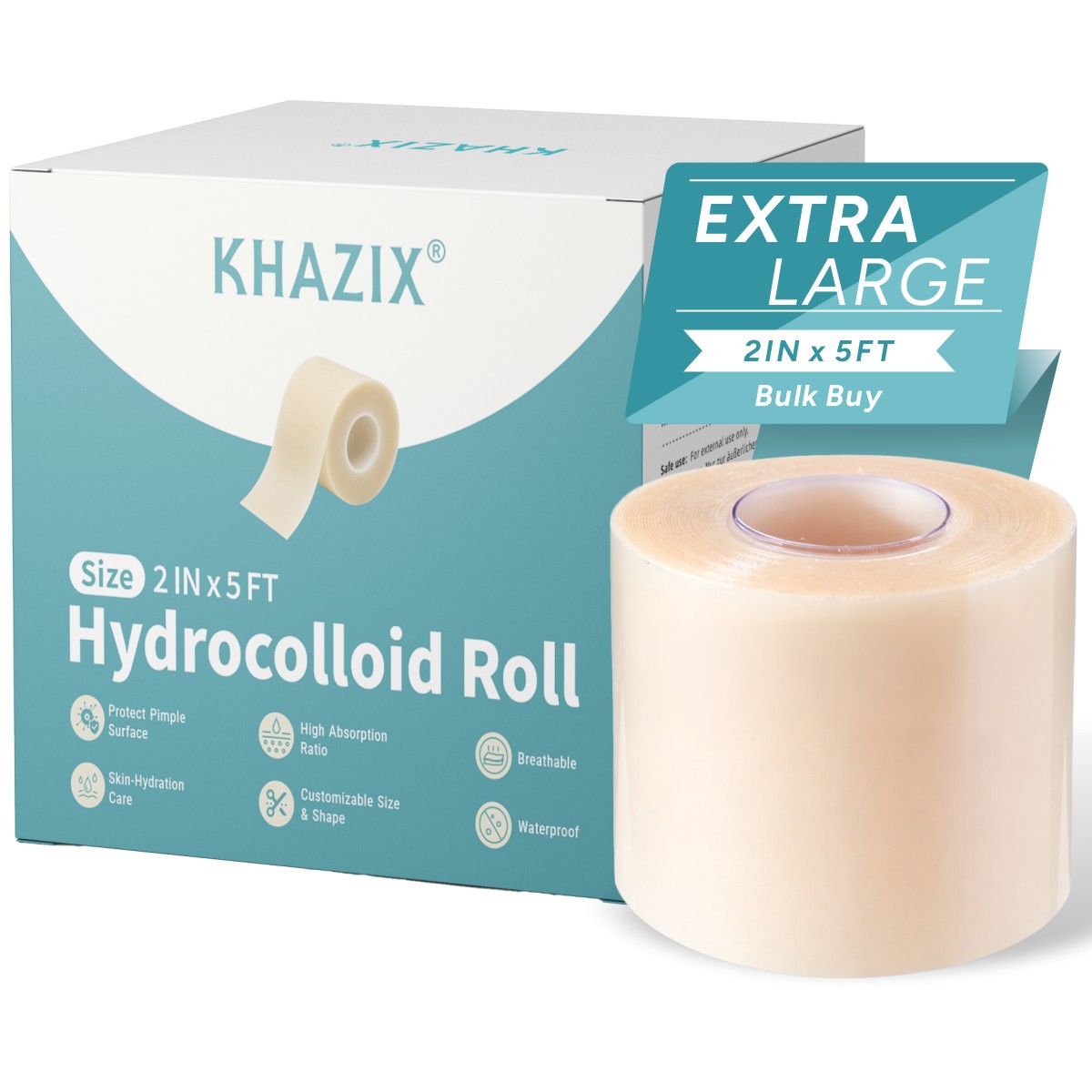 Skincare You - KHAZIX Hidrokolloid Bandaj Rulosu 5 cm