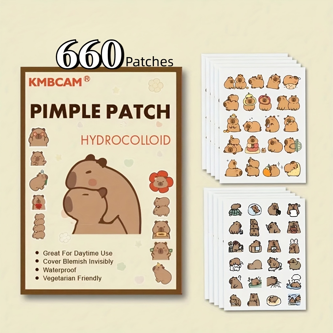 Skincare You - Kapibara Şekilli Sivilce Bantları, Yüz Maskesi