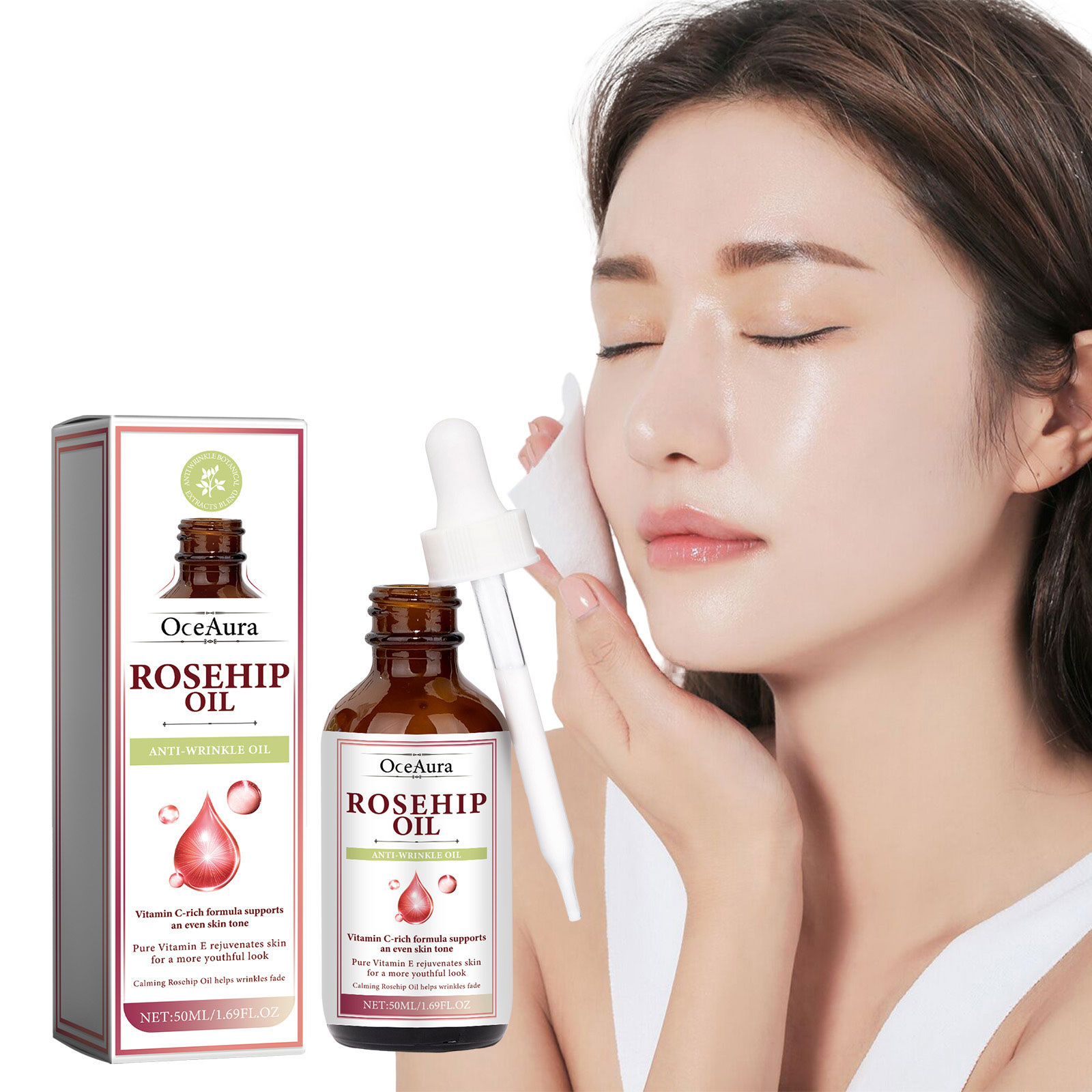 Face Oil Rosehip - Kuşburnu Yağı Yüz Esansı Serumu İnce