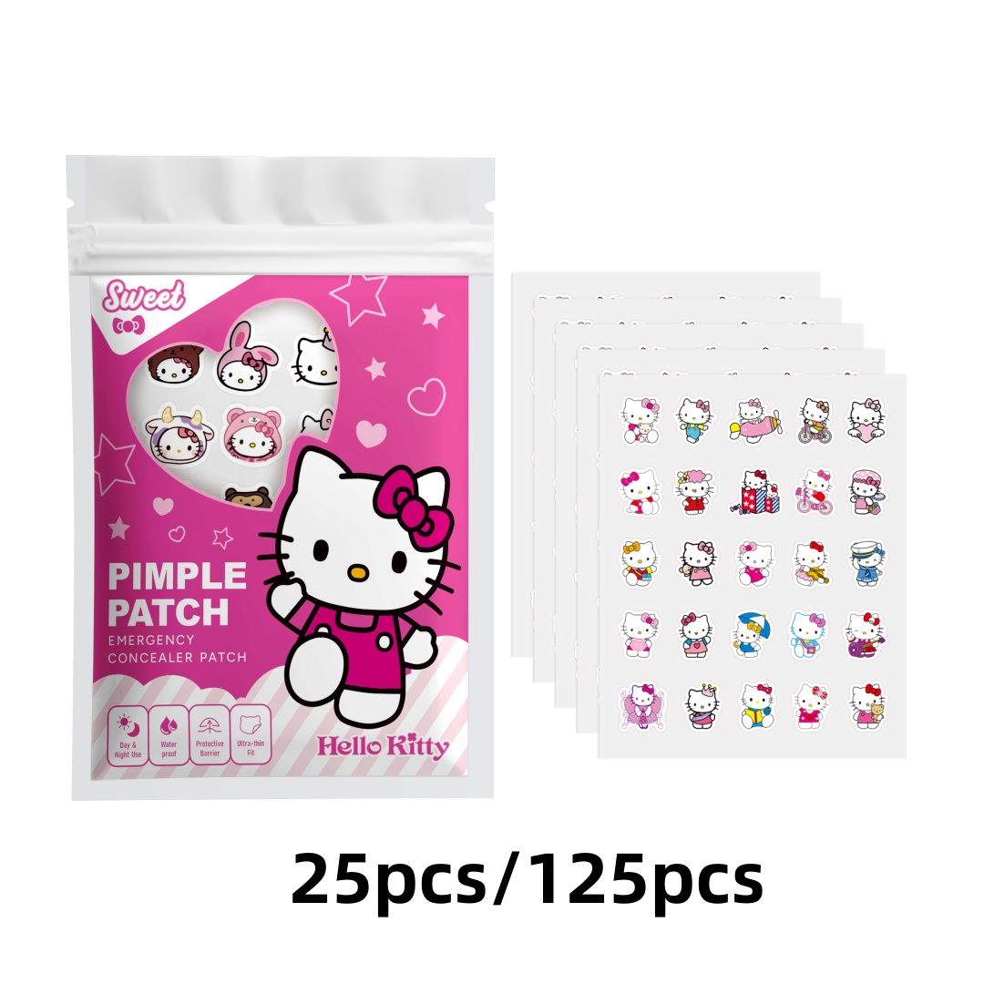 Skincare You - 25/125 ADET Hello Kitty Sivilce Bandı,