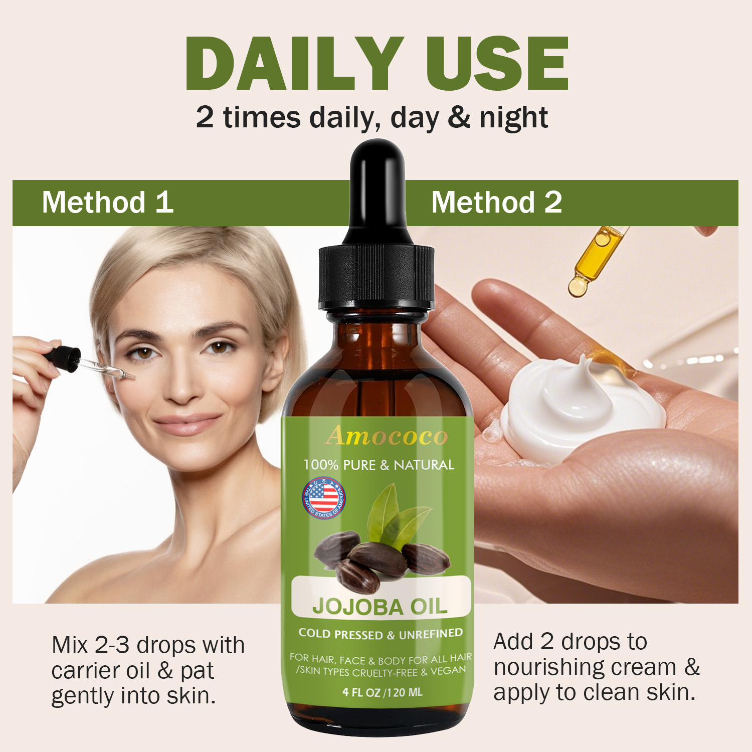 Amococo 2 adet Jojoba Yağı ve  - Face Oil Rosehip incelemesi ve fiyatı