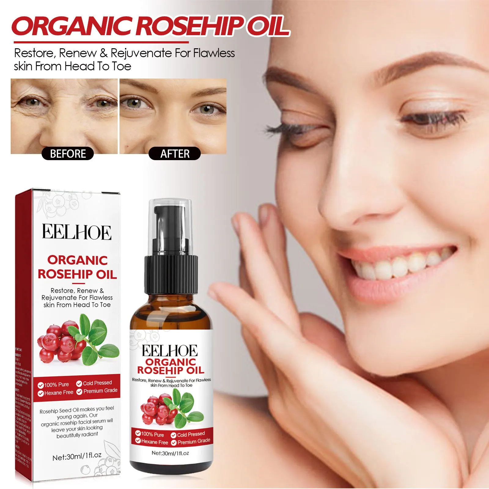 30ml Kuşburnu Yağı Yüz Serumu  - Face Oil Rosehip incelemesi ve fiyatı