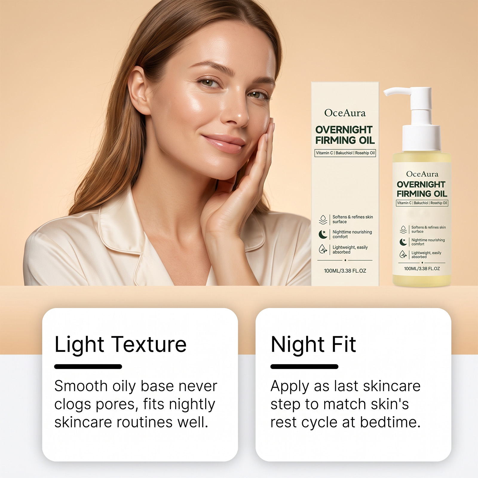 Gece Boyu Besleyici Sıkılaştır - Face Oil Rosehip incelemesi ve fiyatı