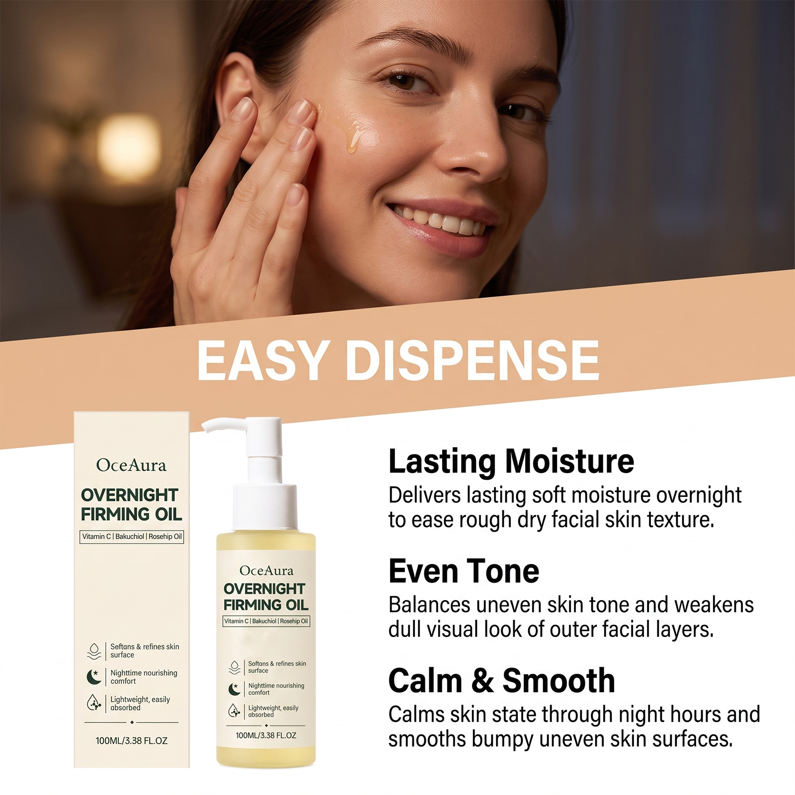 Gece Boyu Besleyici Sıkılaştır - Face Oil Rosehip incelemesi ve fiyatı